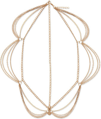 

Fayon Graceful Enamel Hair Chain(Gold)