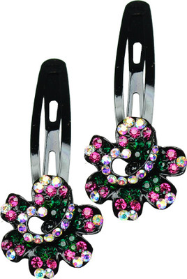 

Glitters Online Multi Colour American Diamond Hair Clip(White)