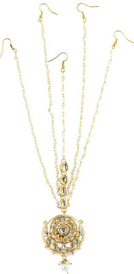 

Imli Street Golden Matha Patti Hair Chain(Gold)