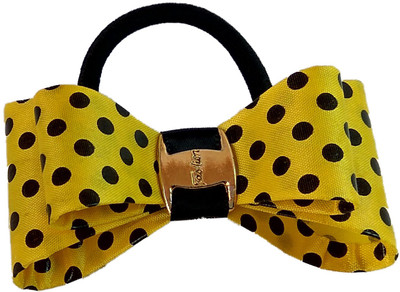 

Trendy Nuts Dotted Bow Rubber Band(Multicolor)