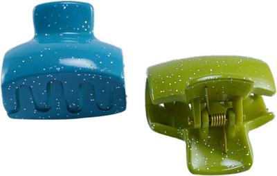 Saamarth Impex SI-3742 Hair Claw(Blue, Green)