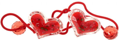 

Trendy Baubles Elastic Band Collection Rubber Band(Red, Green)