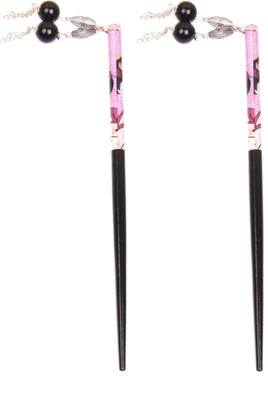 

Takspin Stylish Stick Bun(Black)