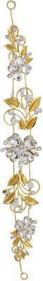 

Pink Rose Princess Charm Head Band(Gold, White)