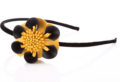 

Trinketbag The Bee-Utiful Flower Hair Band(Black, Yellow)