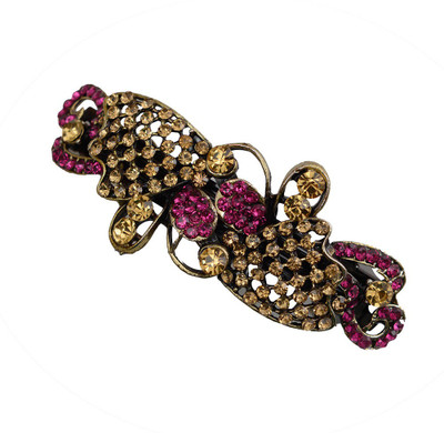 

Taj Pearl Designer Hair Clip(Yellow)