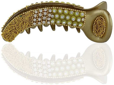 

Anuradha Art Stylish Collection Banana Clip(Gold)