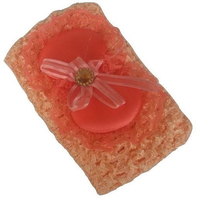 

Viva Fashions Bow on Crochet Head Band(Orange)