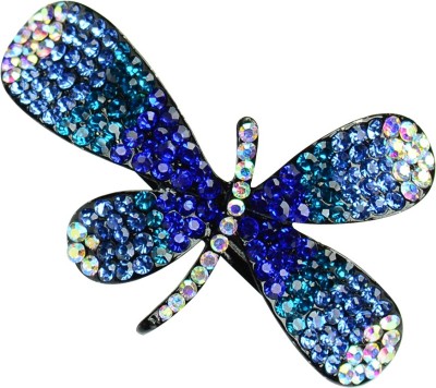 

Glitters Online Blue Colour American Diamond Hair Clip(Blue)