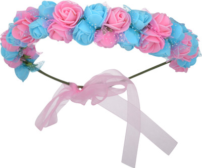 

Sagunya Crown & Tiara Head Band(Pink, Blue)