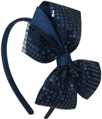 

Angel Closet Sequins Bow Hair Band(Blue)