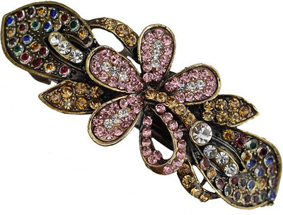 

Taj Pearl Designer Hair Clip(Yellow)