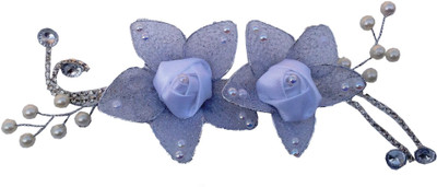 

GRACE FASHION VILLA White Flower Hair Clip(White)