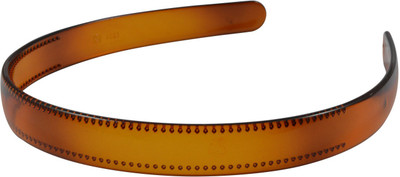 

Sarah Plain Broad Solid Plastic Hair Band(Brown)