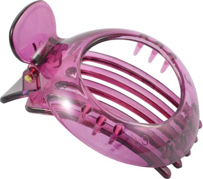 

Sarah Round Slide-in Hair Claw(Pink)