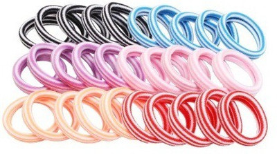 

One Personal Care Charming Colorsplash Scrunchies Rubber Band, Hair Accessory Set(Multicolor)