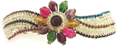 

AccessHer Designer studded back clip hair accessories for Women Hair Clip(Multicolor)