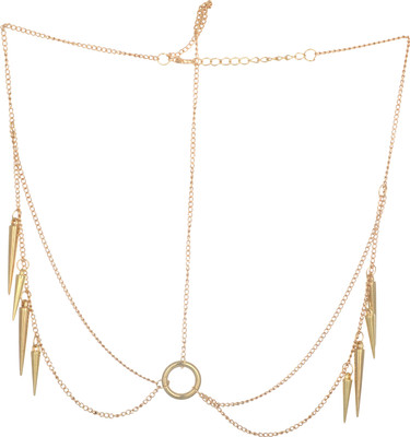 In Trend Spike Headchain Hair Chain, Hair Band(Gold)