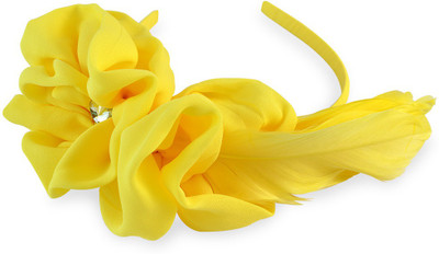 

Sarah Feather & Floral Hair Band(Yellow)