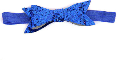 

Pikaboo Glittery Bow Headband Head Band(Blue)