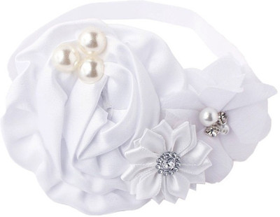 

Pikaboo Exquisite Floral Head Band(White)