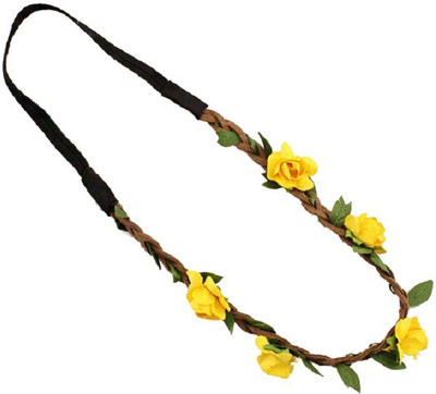 

Aaishwarya Yellow Wild Flower Head Band(Yellow)