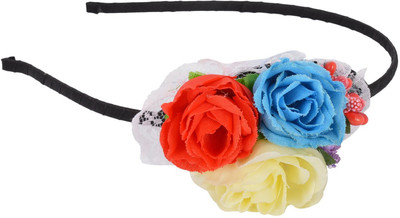 

Sanjog Pretty Fabric Flower Girls Hair Band(Multicolor)