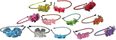 

Twinkle Floral Hair band Hair Accessory Set(Multicolor)