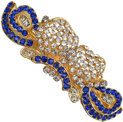 

Taj Pearl Designer Hair Clip(Gold)