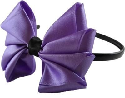 

Threads N Ribbons Bow 11P Hair Band(Purple)