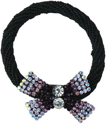 

Glitters Online Purple colour American Diamond Hair Band(Multicolor)