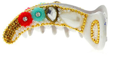 

Anuradha Art BN-112 Banana Clip(White)