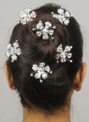 

Muchmore Gorgeous Beautiful Style Fashion Hair Clip For Women Jewelry Hair Clip(White)