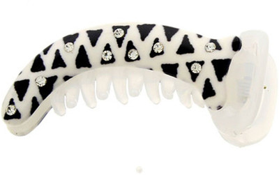 

Anuradha Art BN-150 Banana Clip(White, Black)