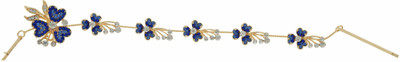 

Pink Rose Princess Charm Hair Chain(Blue)
