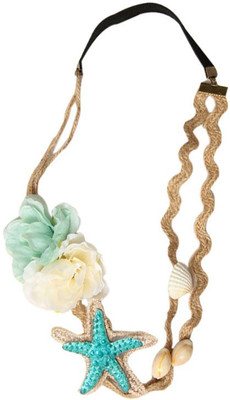 Young & Forever Mermaid Wreath Head Band(Turquoise)