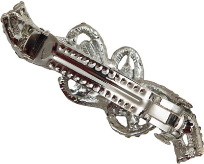 

Taj Pearl Designer Hair Clip(Silver)