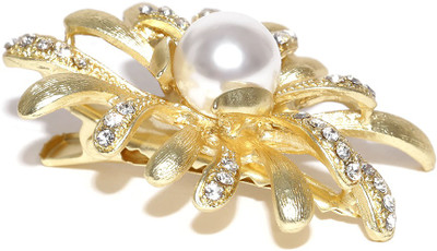

Blueberry Floral Hair Clip(Gold)