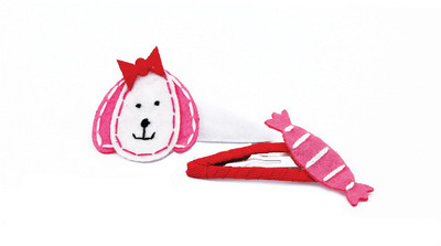 

Mi Dulce An'Ya Cute Snap Clip Hair Accessory Set(Pink)