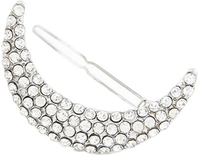 

Young & Forever Silver Color Crescent Shape Hair Clip(Silver)
