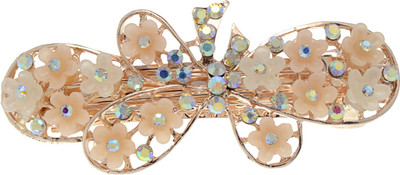 

The Ethnic Wears Ethnic yet modern Back Pin(Beige, Multicolor, White)