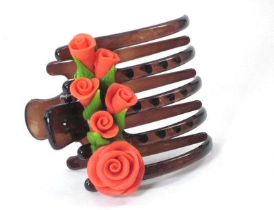

Advance Hotline Porcelain clay work fancy banana clip Banana Clip(Multicolor)
