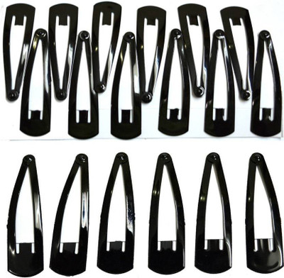 

Happy Hours Regular Metallic Tic Tac Clip Hair Accessory Set(Black)