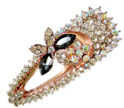 Anmita AT-82025 Hair Clip(White, Black)