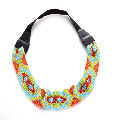 

Trinketbag Pop Beady Pattern Stretchable Hair Band(Multicolor)