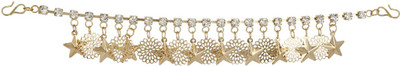 

Prita Rose Gold Designer Multipurpose Star Hair Accessory Set(Gold)
