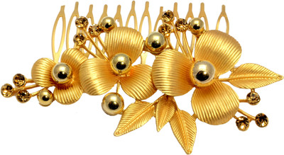 

Mansiyaorange Latest Trendy Exclusive New Premium Collection Hair Clip(Gold)
