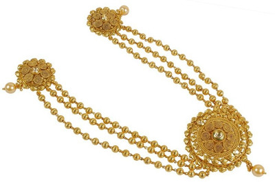

Muchmore Exclusive 18k Gold Plated Kundan Stone Added Stunning Hair Pin For Women & Girls Jewelry Hair Pin(Multicolor)