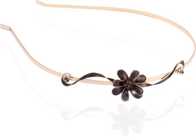 

Sparkle Street Flower Creeper Hair Band(Brown, Grey)