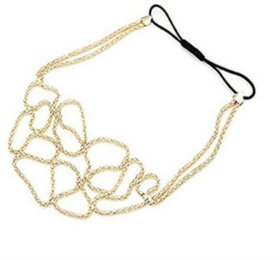 

Creative India Exports Women Hoop Hair Chain(Gold)
